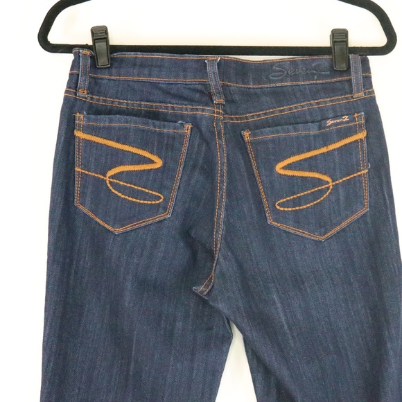 Seven7 Dark wash Slim Jeans F103 - Picture 4 of 5